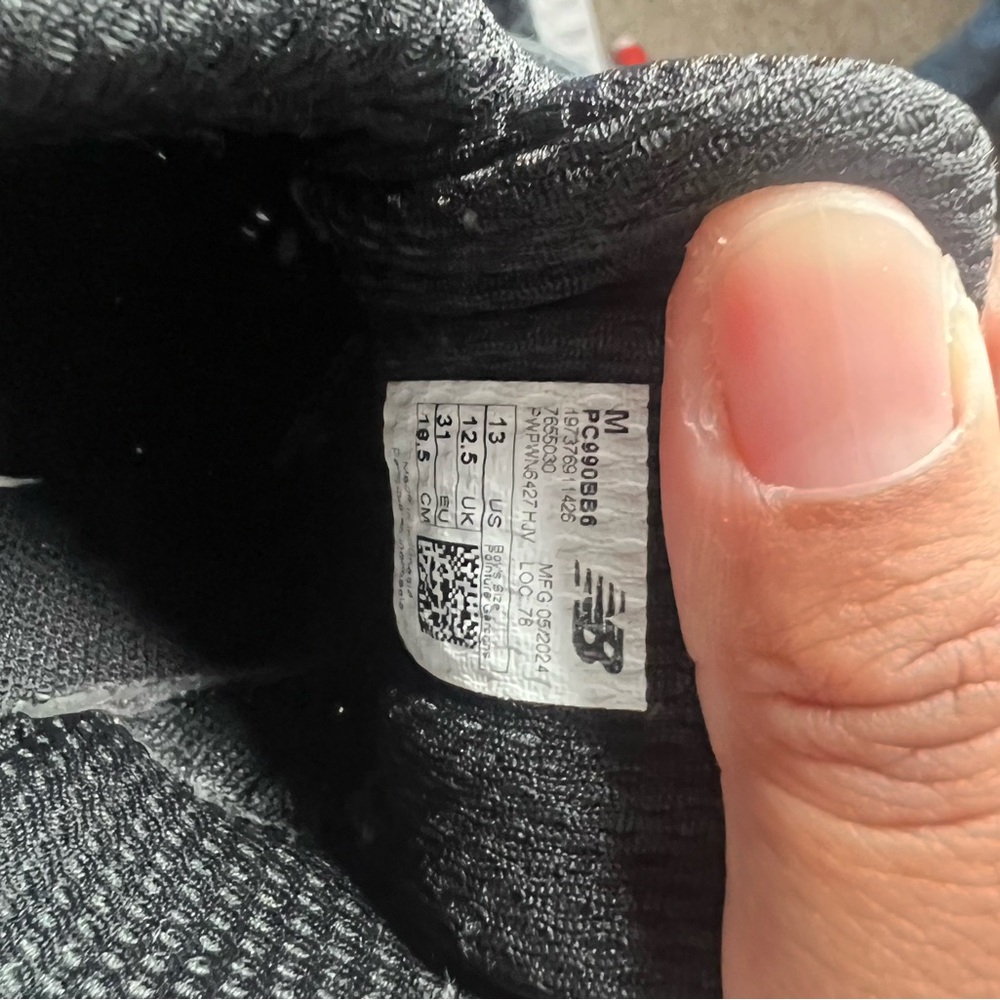 New Balance Charcoal Athletic Shoes